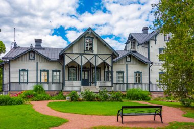 Finlandiya 'da tarihi Verla kağıt fabrikası.