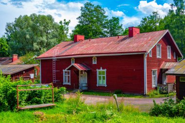 Fiskars, Finlandiya 'daki eski fabrikaların konut binaları.