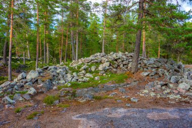 Sammallahdenmaki, Finlandiya 'da Rauma yakınlarında bir Bronz Çağı mezarlığı.