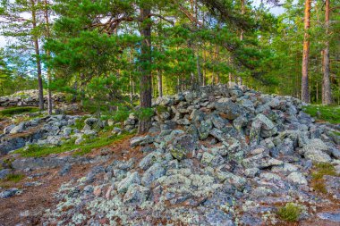 Sammallahdenmaki, Finlandiya 'da Rauma yakınlarında bir Bronz Çağı mezarlığı.