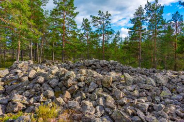 Sammallahdenmaki, Finlandiya 'da Rauma yakınlarında bir Bronz Çağı mezarlığı.
