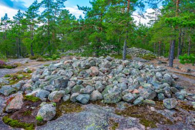 Sammallahdenmaki, Finlandiya 'da Rauma yakınlarında bir Bronz Çağı mezarlığı.