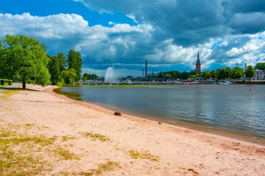 Finlandiya, Pori 'de Kokemaenjoki nehri.