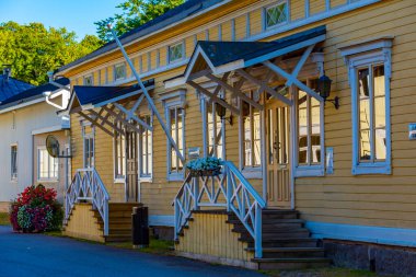 Finlandiya 'nın Naantali kentindeki müze manzarası.