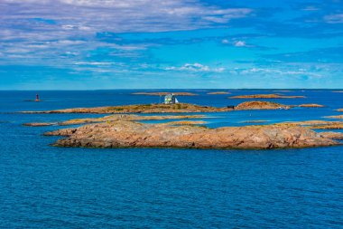 Finlandiya 'daki Aland Adalarındaki Kobba Klintar pilot istasyonu.