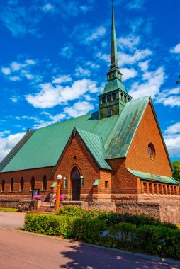 Finlandiya 'daki Aziz George Kilisesi Mariehamn.