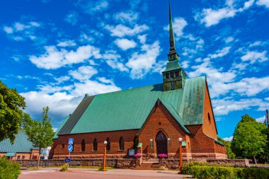 Finlandiya 'daki Aziz George Kilisesi Mariehamn.