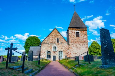 Finlandiya 'daki Aland Adalarındaki Hammarland Kilisesi.