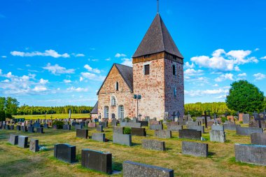 Finlandiya 'daki Aland Adalarındaki Hammarland Kilisesi.