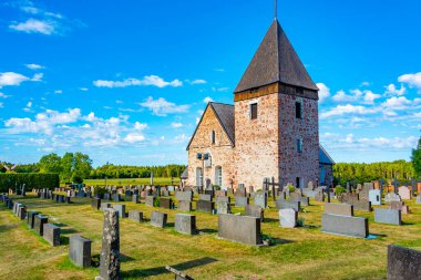 Finlandiya 'daki Aland Adalarındaki Hammarland Kilisesi.