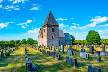 Finlandiya 'daki Aland Adalarındaki Hammarland Kilisesi.