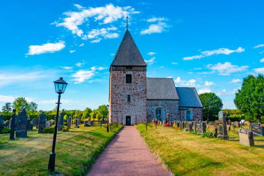 Finlandiya 'daki Aland Adalarındaki Hammarland Kilisesi.