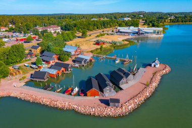 Sjokvarteret, Finlandiya 'nın Aland adalarında Mariehamn' da açık hava müzesi