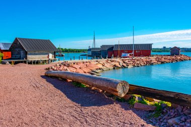 Sjokvarteret, Finlandiya 'nın Aland adalarında Mariehamn' da açık hava müzesi