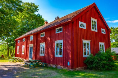 Finlandiya 'daki Aland Adaları Kastelholm Açık Hava Müzesi Jan Karlsgarden