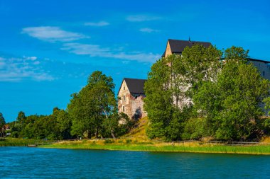 Finlandiya 'daki Aland Adalarındaki Kastelholm Kalesi.