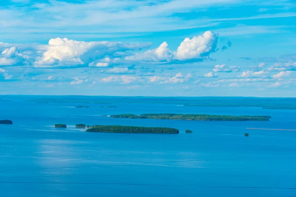 Vista Panoramica Dell Arcipelago Del Lago Pielinen Nel Parco Nazionale — Foto Stock