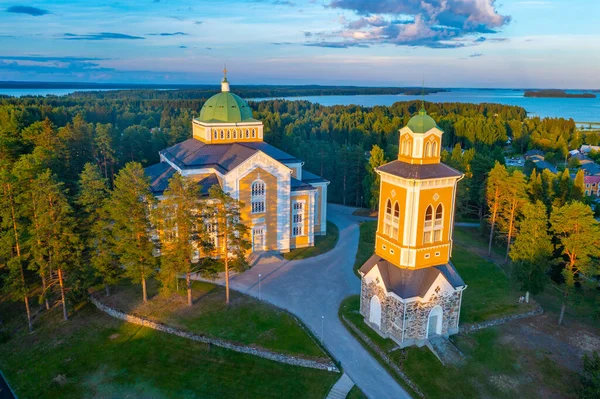 Veduta Della Chiesa Kerimaki Finlandia — Foto Stock