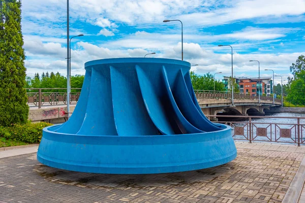 stock image Imatra rapids during a low water flow in Finland.