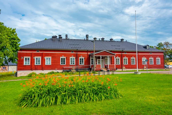 Edifici Storici Nella Fortezza Linnoito Nella Città Finlandese Lappeenranta — Foto Stock
