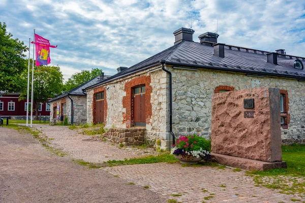 Historiska Byggnader Vid Linnoitus Fästning Finska Staden Villmanstrand — Stockfoto