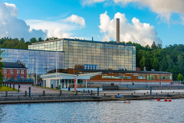 Kilátás Sibelius Hall Lahti Finnország — Stock Fotó