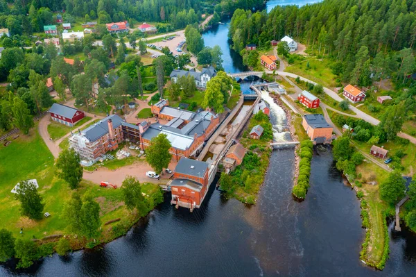 Panorama View Historical Verla Paper Mill Finland — Stock Photo, Image