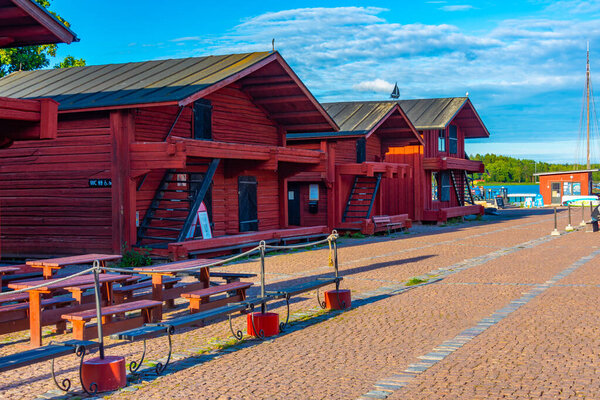 Waterfront at Finnish town Loviisa.