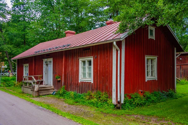 Κατοικίες Κτιρίων Του Παλαιού Εργοστασίου Στο Fiskars Φινλανδία — Φωτογραφία Αρχείου
