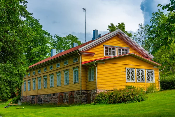 Edifícios Residenciais Antiga Fábrica Fiskars Finlândia — Fotografia de Stock