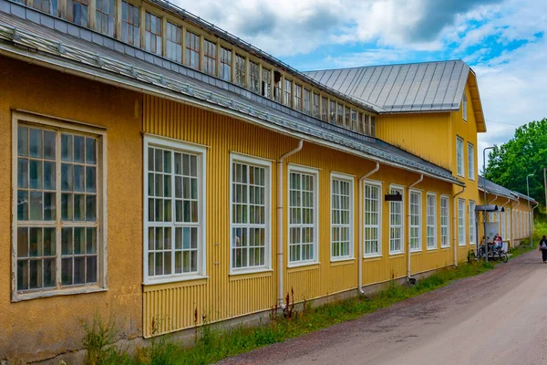 フィスカーズ フィンランドの古い工場のレンガ造りの建物 — ストック写真