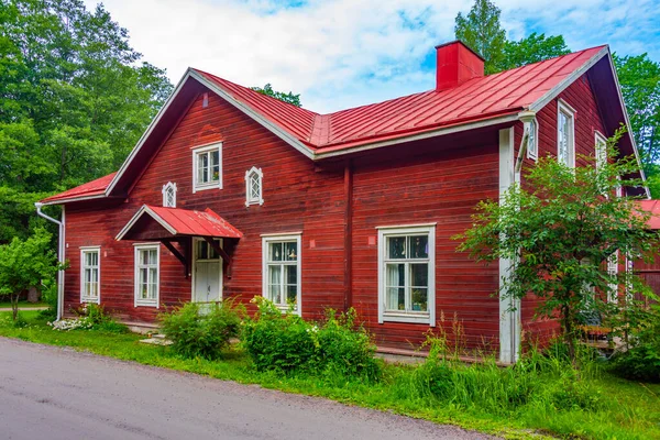 芬兰Fiskars老工厂的住宅建筑 — 图库照片