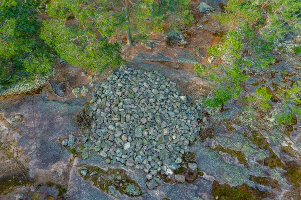 Sammallahdenmaki Bronze Age Burial Site Finland Rauma — Stock Photo, Image