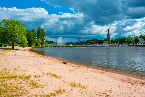 Kokemaenjoki Älv Björneborg Finland — Stockfoto