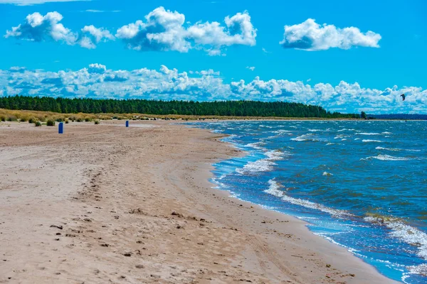 Летний День Пляже Yyteri Финляндии — стоковое фото