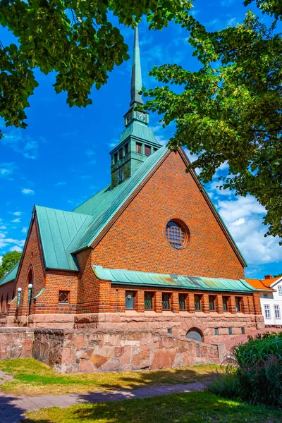 Церковь Святого Георгия Финском Городе Мариехамн — стоковое фото