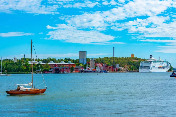 View Port Mariehamn Finland — Stock Photo, Image
