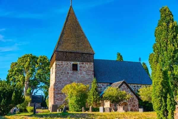 芬兰奥兰群岛Eckero教堂 — 图库照片