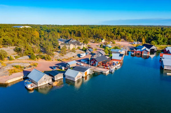 stock image Panorama view of Karingsund situated at Aland islands in Finland