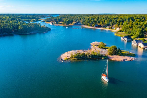 Panorama View Coastline Eckero Aland Islands Finland — Stock Photo, Image