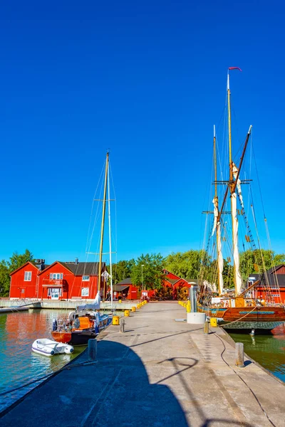 Museo All Aperto Sjokvarteret Mariehamn Nelle Isole Aland Finlandia — Foto Stock