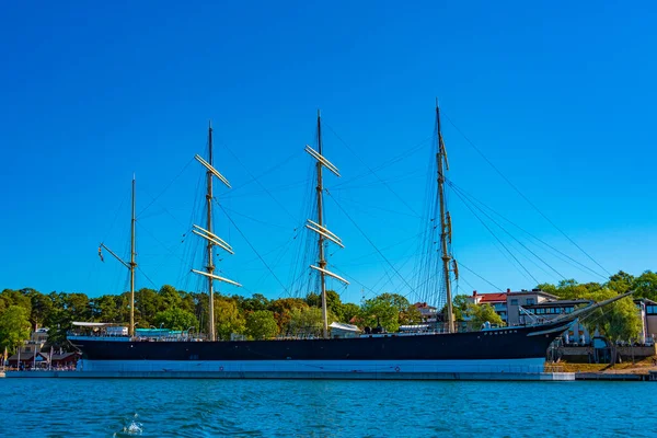 Historisch Schip Pommern Mariehamn Bij Aland Finland — Stockfoto