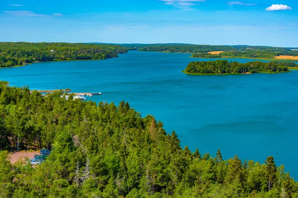 Vista Panoramica Delle Isole Aland Vicino Godby Finlandia — Foto Stock