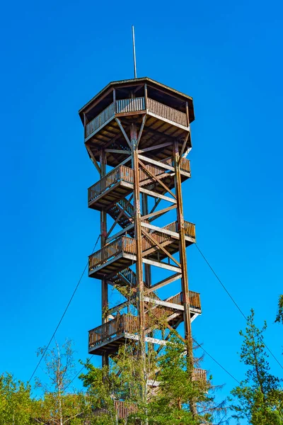 핀란드의 알랜드 고드비 근처에 감시탑 — 스톡 사진