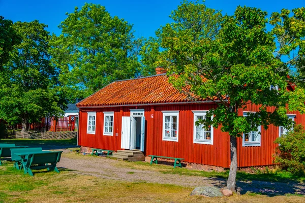 Museu Livre Jan Karlsgarden Kastelholm Nas Ilhas Aland Finlândia — Fotografia de Stock
