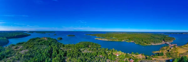 Finlandiya Bomarsund Yakınlarındaki Aland Adalarının Panorama Manzarası — Stok fotoğraf
