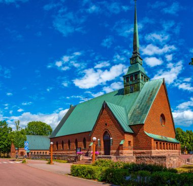 Finlandiya 'daki Aziz George Kilisesi Mariehamn.