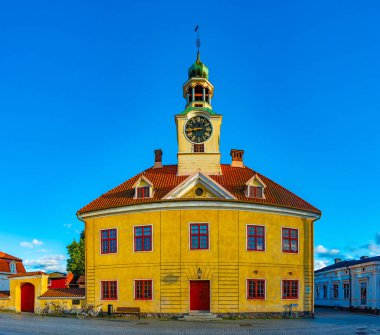 Finlandiya 'nın eski belediye binası Rauma.