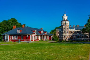 Letonya 'nın Sigulda kentindeki yeni kale.