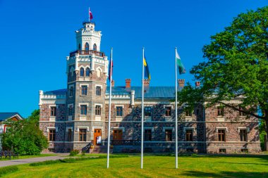 Letonya 'nın Sigulda kentindeki yeni kale.